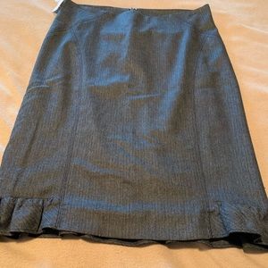 bebe darling grey pencil skirt